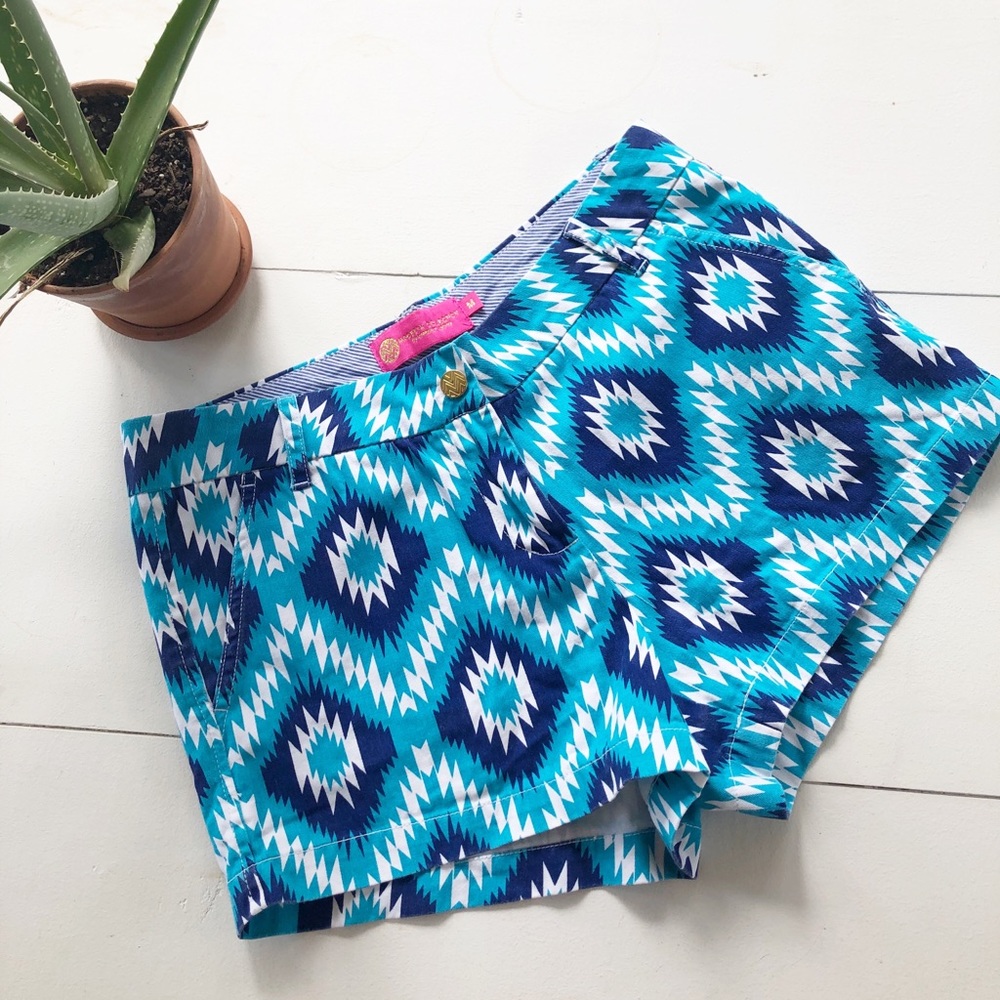 Chevron boutique shorts